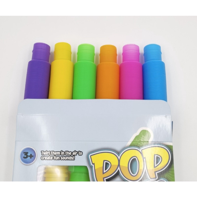 pop tubes - ống nhựa giải nén và kéo dài tạo ra âm thâm vui tai giảm stress ( nhiều màu , nhiều size )