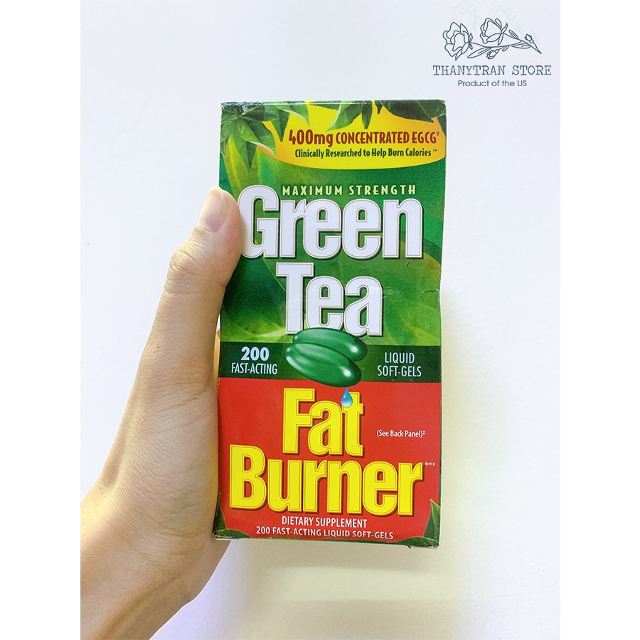 Viên Uống Giảm Cân chiết xuất từ trà xanh Green Tea Fat Burner 200 viên Hàng Mỹ