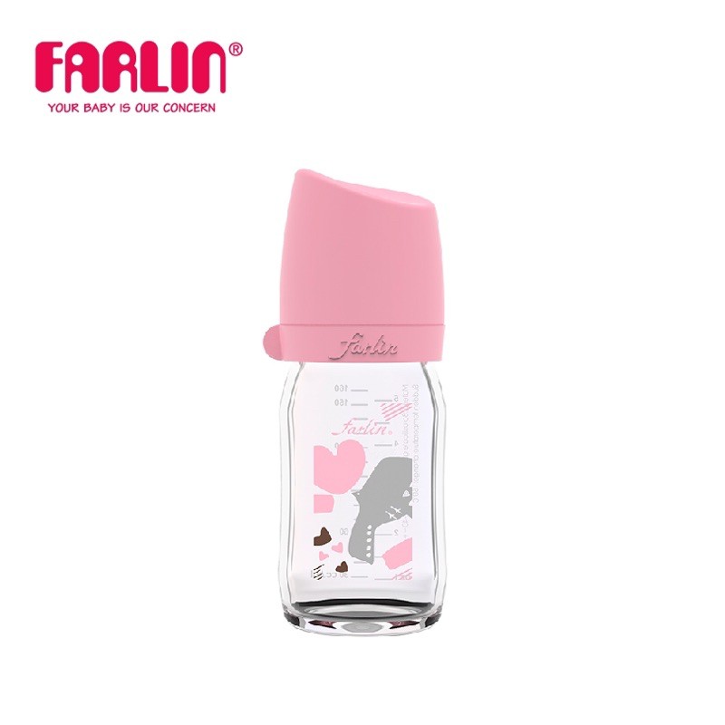 Bình Sữa Cho Bé City Bottle Thủy Tinh Cổ Rộng của FARLIN - Nepal - 160ml/240ml