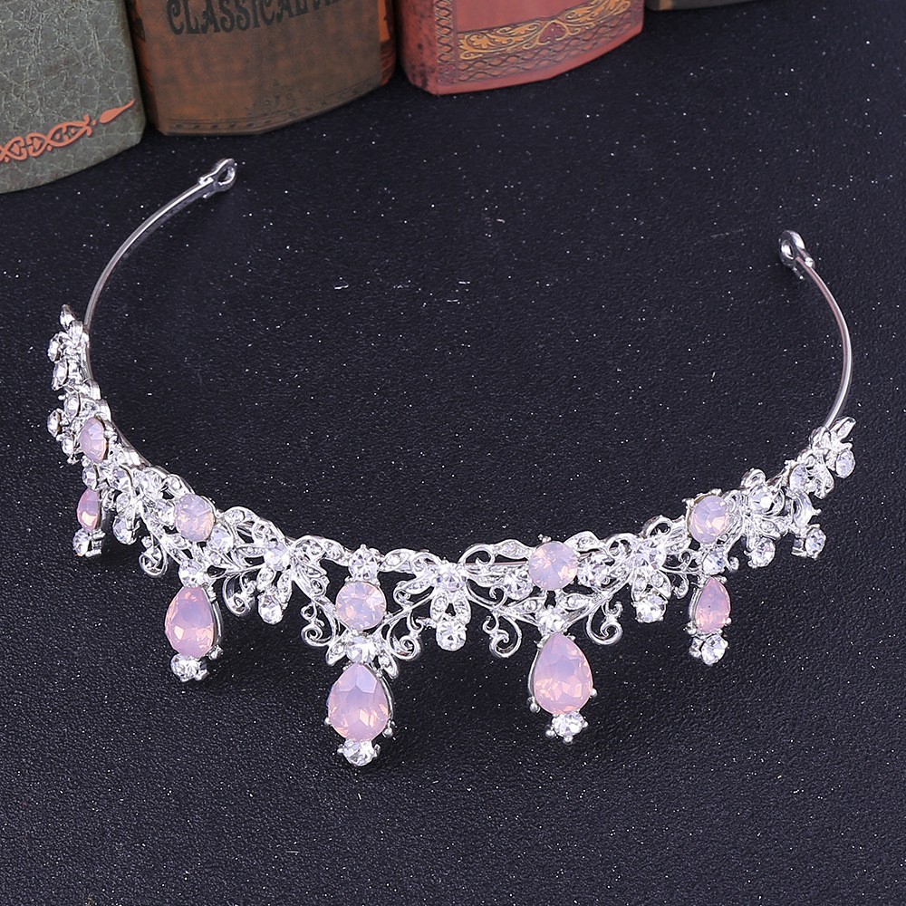 Vương Miện Đính Đá 5 Màu Sắc Xinh Xắn Cho Nữ