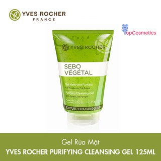 Gel Rửa Mặt Yves Rocher Kiểm Soát Nhờn Purifying Cleansing Gel 125ml Topcosmetics