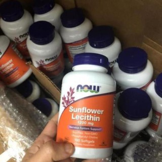 Thực phẩm chông tắc tia sữa SUNFLOWER LECITHIN 1200mg lọ 100v ( chính hãng từ Mĩ)
