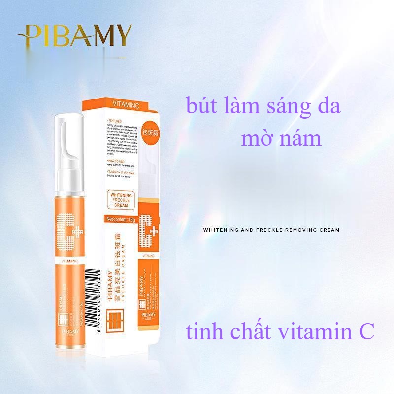 Bút Làm Sáng Da Mờ Nám, Đốm Đen, Dưỡng Ẩm PIBAMY Whitening Freckle Cream15G