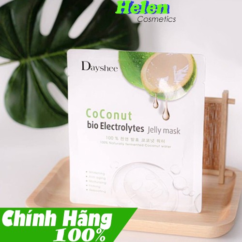 Mặt nạ dừa điện giải sinh học Coconut Jelly - Hộp 5 cái