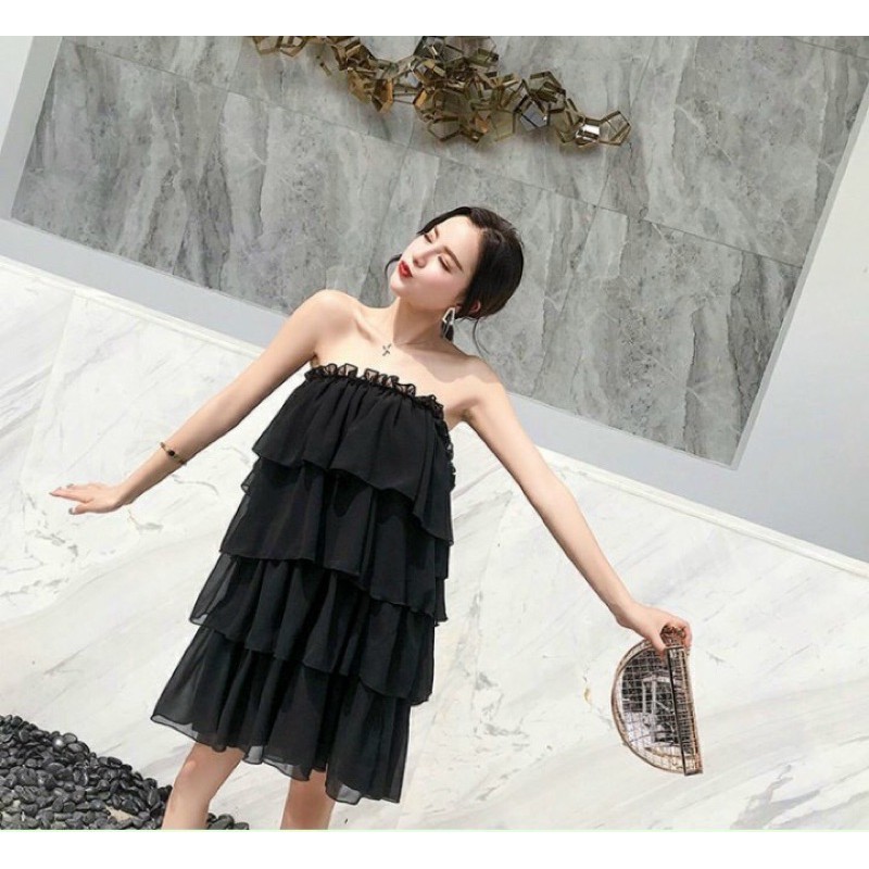 [ Tiểu Thư ] Đầm Maxi Voan 4 tầng mặc được 3 kiểu siêu xinh, đi biển đi chơi đẹp lắm nà | BigBuy360 - bigbuy360.vn