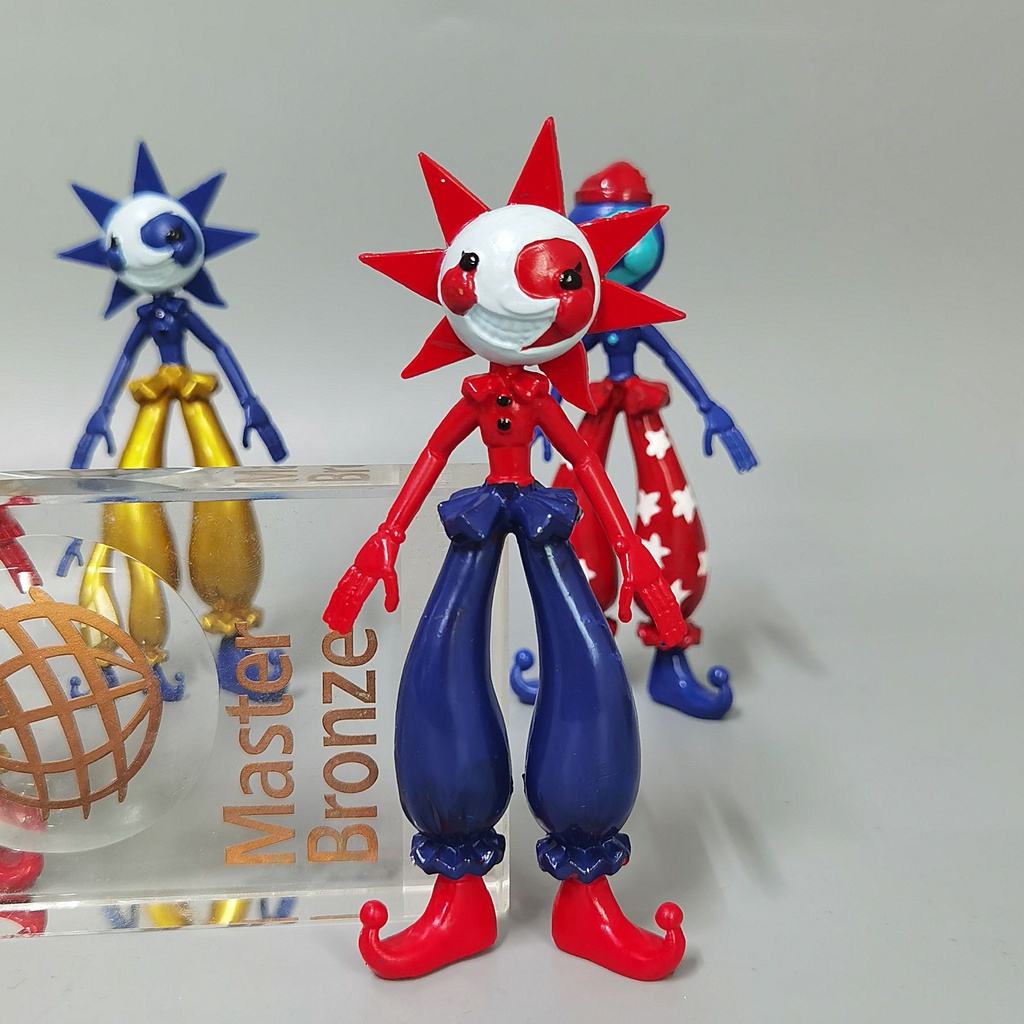 6pcs set Fnaf Sundrop Moon Drop Figures Toys Security Breach Doll Sunrise Sundrop BOSS FNAF Five Nights at Freddy's