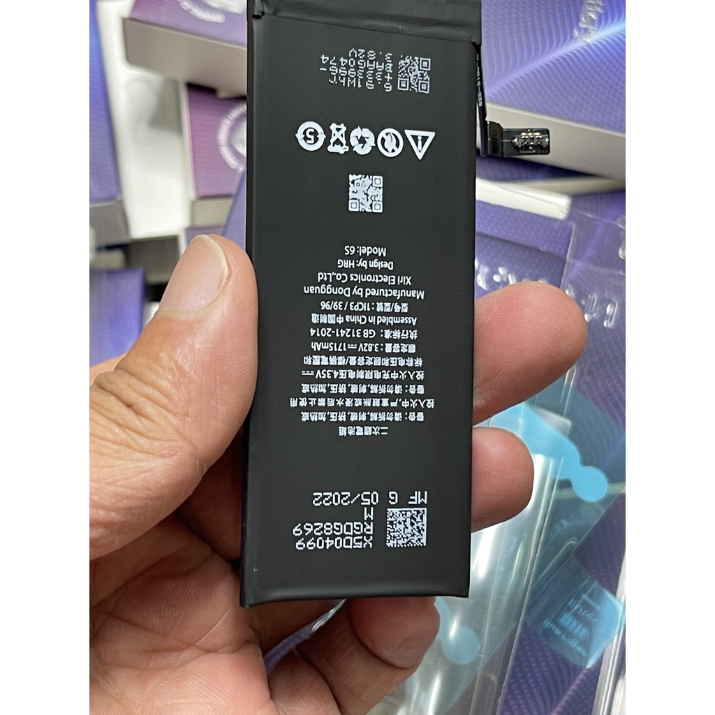 Pin  EUtev hãng 6g,6s,7,7p,8,8P,x,xs,xsm,11pro,11promax