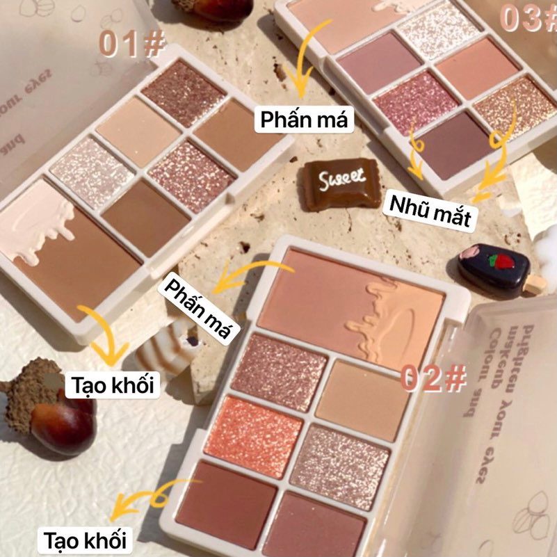 Bảng Mắt Soft Glow Xixi 7 Ô Nhũ Lấp Lánh | BigBuy360 - bigbuy360.vn