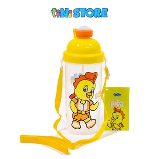 Đồ dùng cho bé bình nước tiNiToy hình nhân vật piCa 600ml NK39004