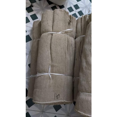 Vải bố vintage vải sợi đay dày dặn (1mx0.8m)