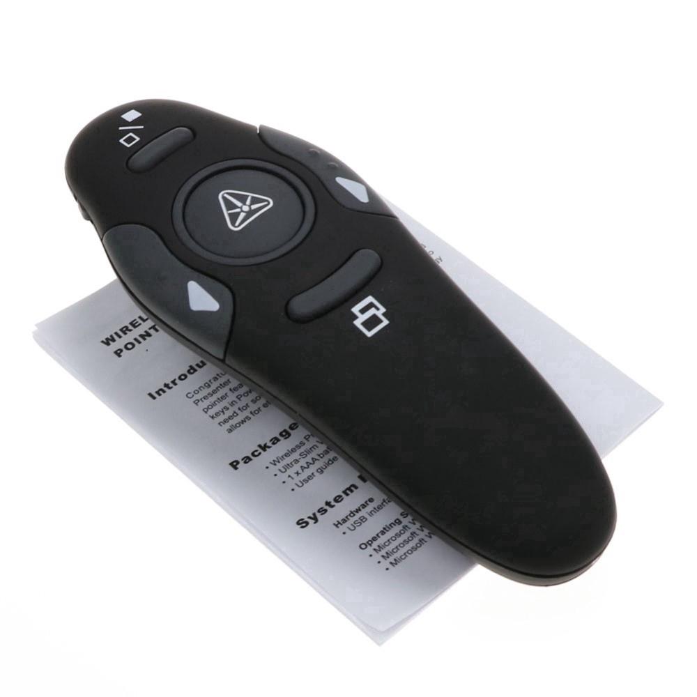 2.4GHz Wireless USB Presenter Powerpoint PPT Flip Pen Pointer Laser Remote Control