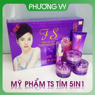 [SIÊU SALE] Mỹ phẩm TS tím 5in1, chuyên làm mờ nám tàn nhang và trắng da tự nhiên, kem nám Hàn Quốc, mỹ phẩm TS tím.
