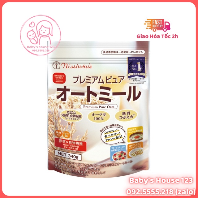 YẾN MẠCH NISSHOKUS HOKKAIDO NHẬT BẢN - GÓI 300gr