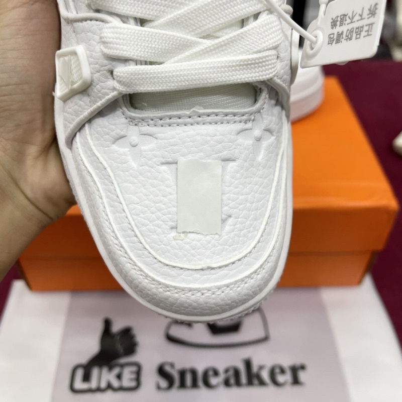 Giày Thể Thao LV Trainer Trắng Full Box Phụ Kiện Hàng Xịn Dành Cho Nam Nữ Tặng Kèm Tất