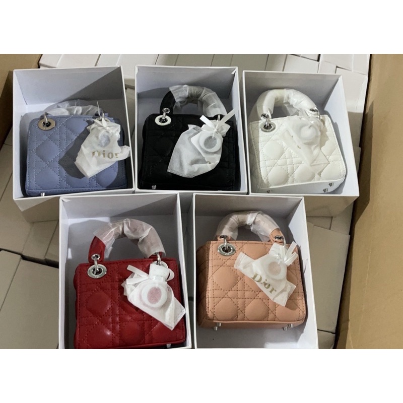 Túi Mini lady ô trám size 13 không vừa điện thoại