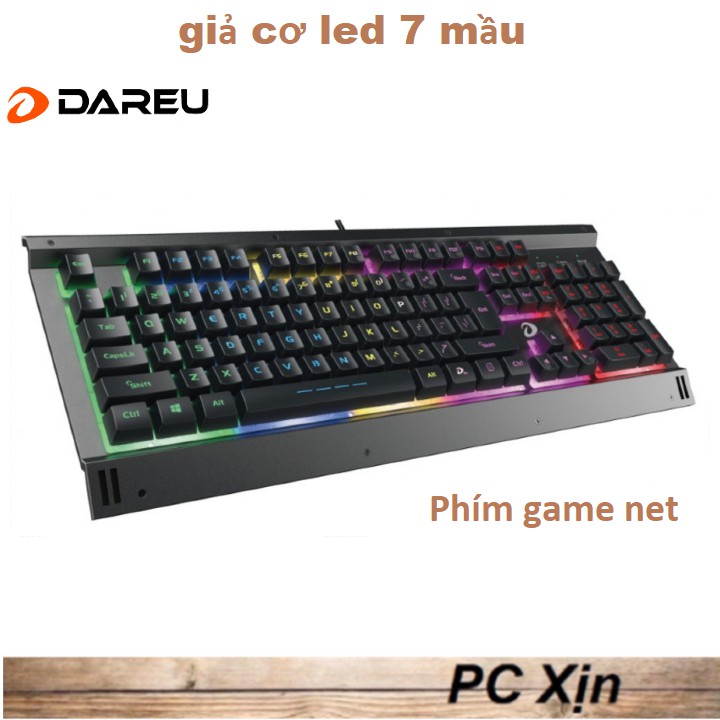 Bàn phím giả cơ DAREU LK145 LED 7 Mầu- Mai Hoàng PP | BigBuy360 - bigbuy360.vn