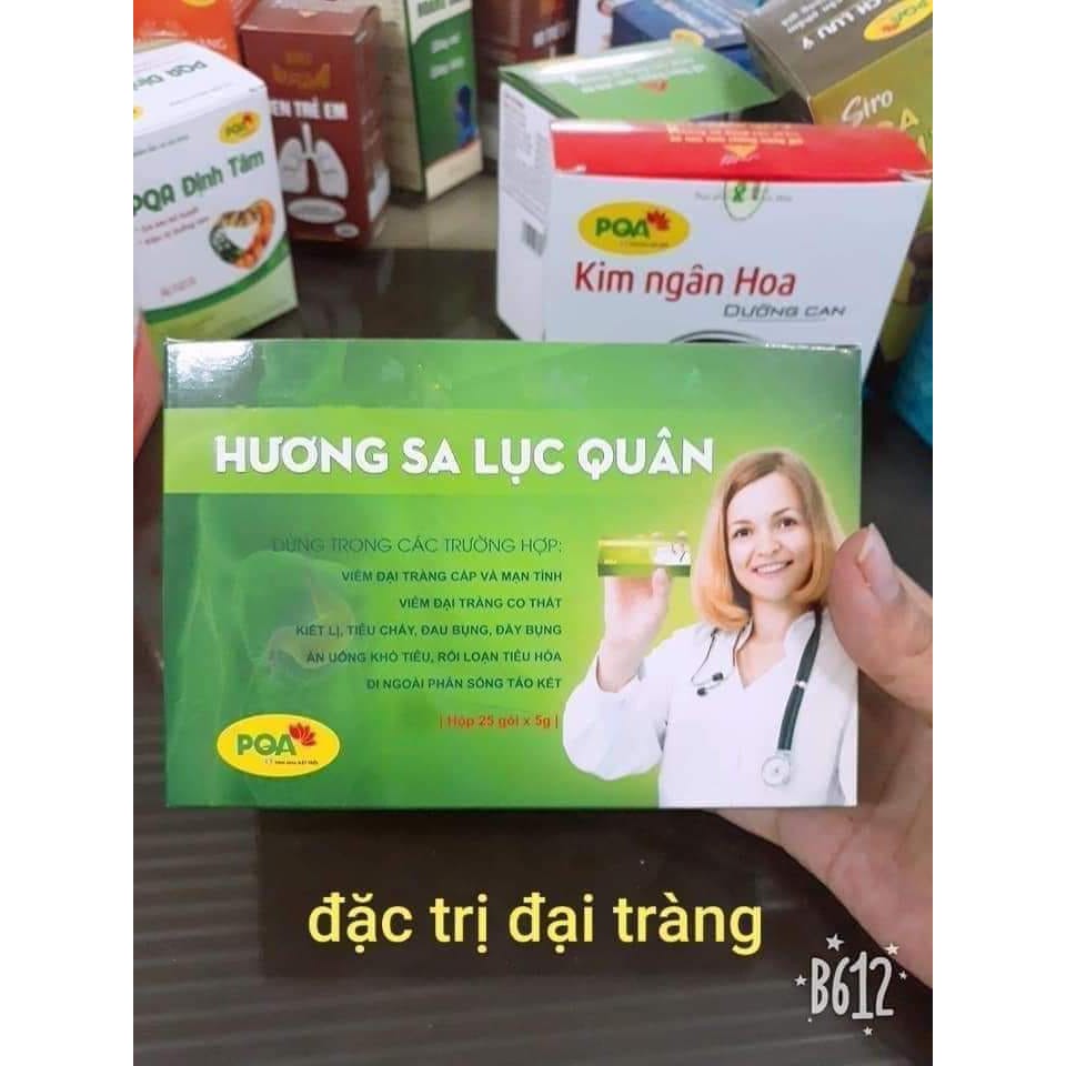 PQA Hương Sa Lục Quân – Giảm viêm đại tràng cấp và mãn tính, tăng cường chức năng tiêu hóa, giảm tiêu chảy, đau bụng