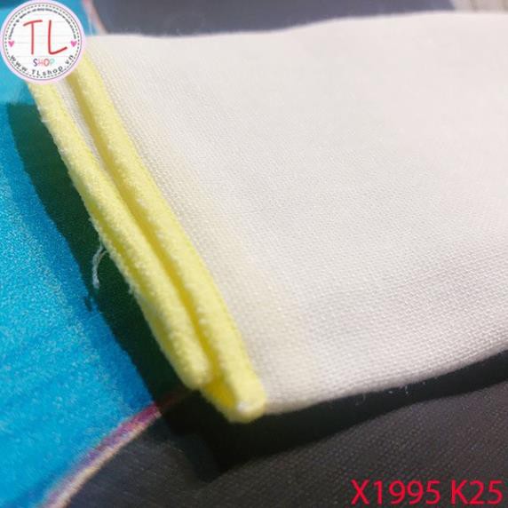 Khăn sữa cho bé - Set khăn sữa viền màu tiện lợi - Đồ dùng cho bé