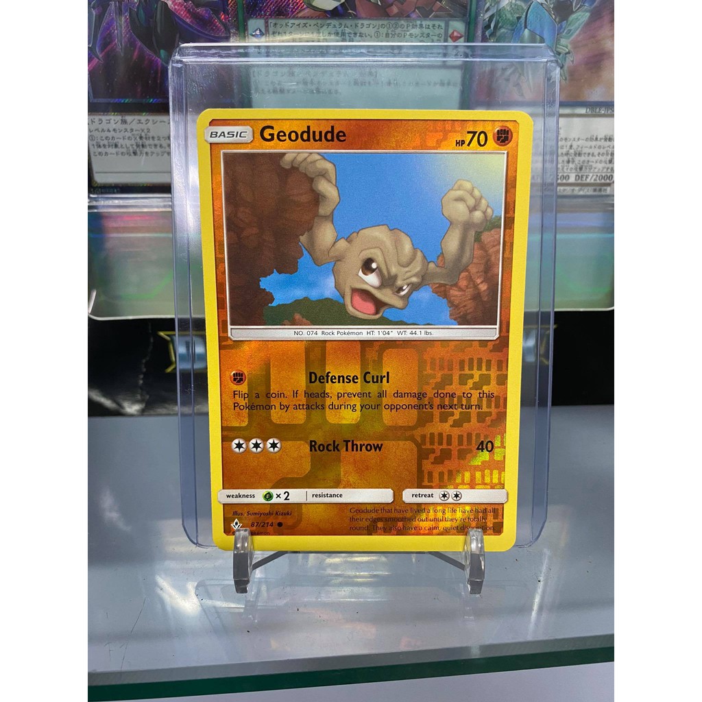 [ Dưa Hấu Yugioh ] Lá bài thẻ bài Pokemon Geodude