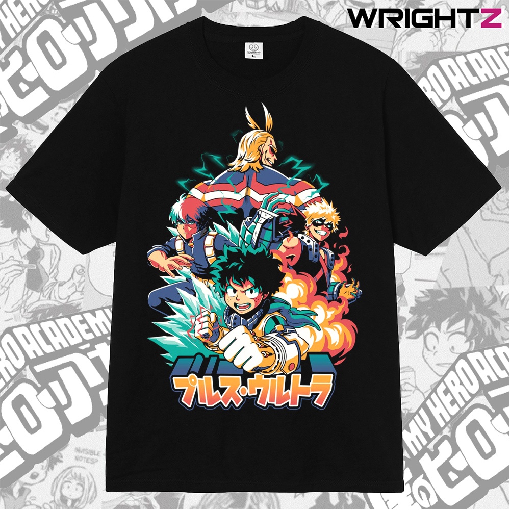 Áo Thun All Might Deku Midoriya Bakugo Shoto Todoroki Manga Anime Học Viện Anh Hùng My Hero Academia cotton form rộng