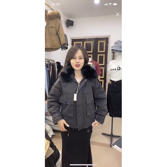 Áo Kaki dáng ngắn