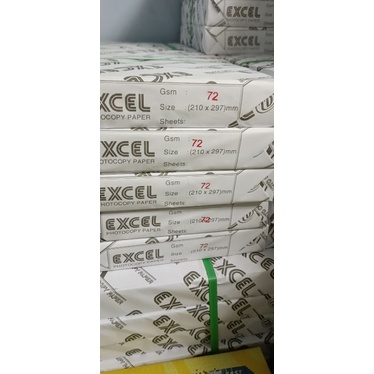Giấy in  khổ  A4 Excel, Double A, IK Plus, Quality, Ik Natural.