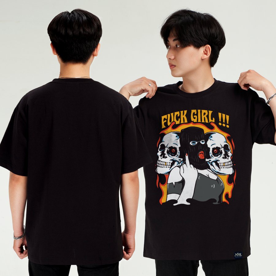 Áo thun nam phông nữ cô gái ngầu unisex phong cách big size tay lỡ localbrand MVR BB4326