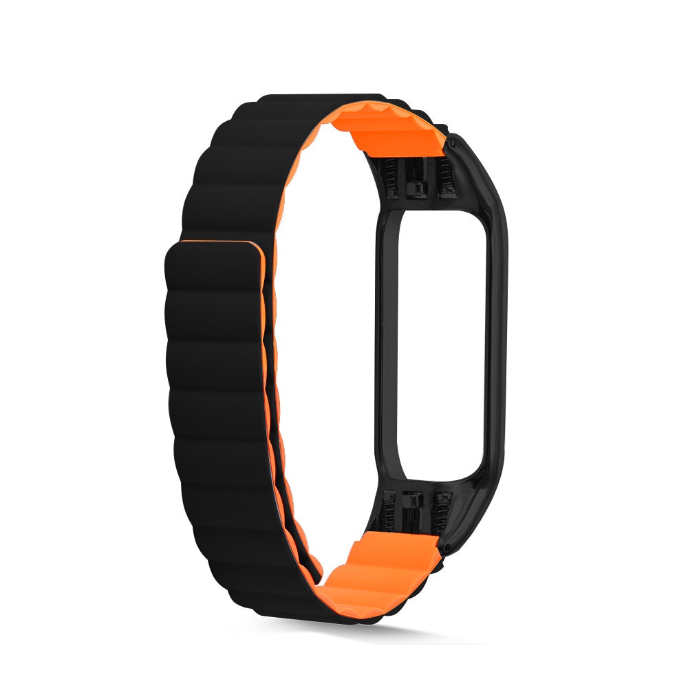 Dây Đeo Silicone Khóa Nam Châm Cho Đồng Hồ Thông Minh Xiaomi Mi Band 6/5/4/3