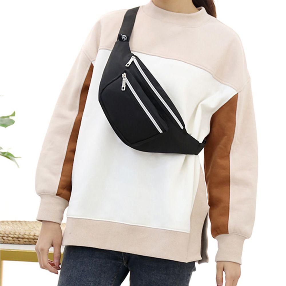Túi Đeo Hông Vải Canvas Cỡ Lớn Phong Cách Hiphop Thời Trang