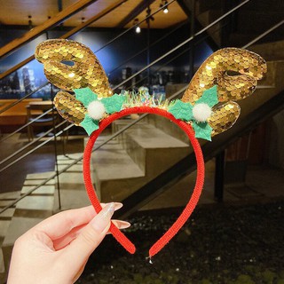 Bờm tuần lộc, bờm noel giáng sinh kute dễ thương