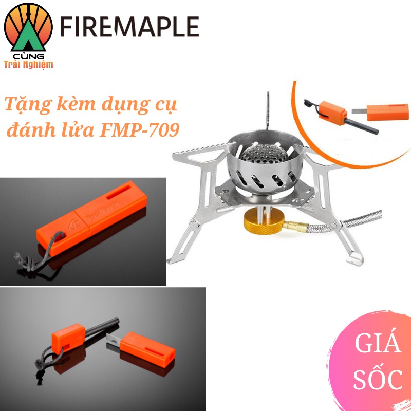 Bếp Gas FMS-121 Dã Ngoại Fire Maple Nhỏ Gọn Chuyên Dụng Cho Du Lịch, Dã Ngoại Cắm Trại Ngoài Trời