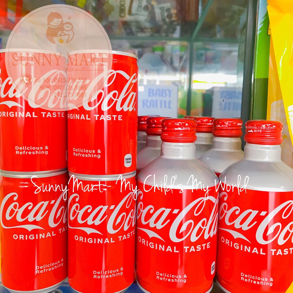 Coca cola Nhật Bản Nắp Vặn 300ml