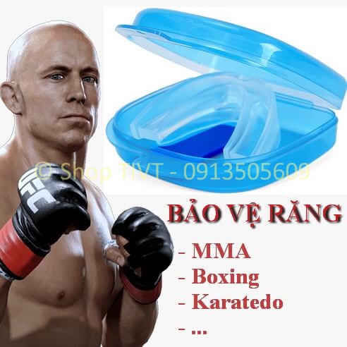 Thiết bị bảo vệ răng boxing, dụng cụ bảo hộ răng, mouthguard, mouthpiece, miếng bảo vệ hàm răng khi chơi thể thao-TIVT