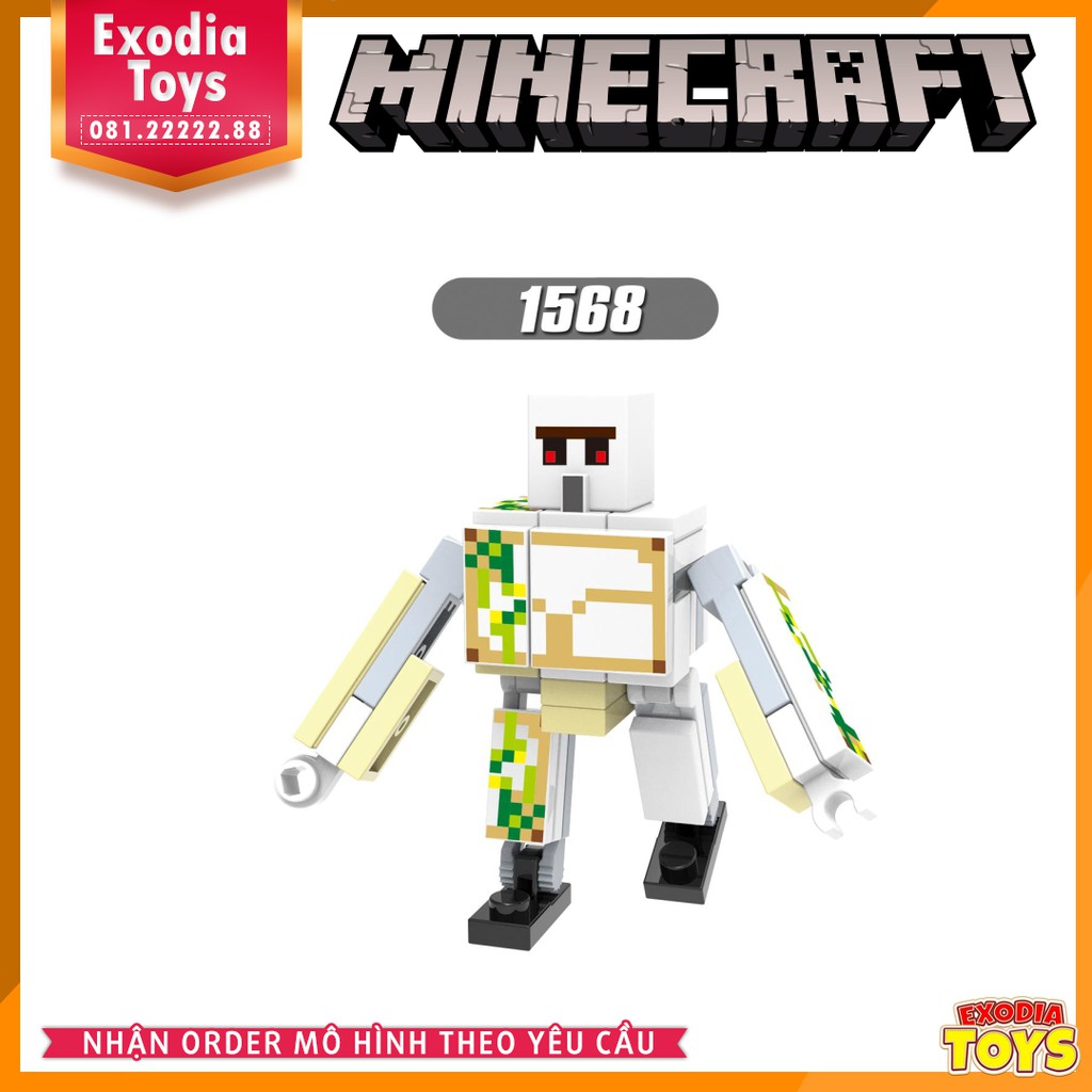 Xếp hình Minifigure nhân vật trò chơi Minecraft - Đồ Chơi Lắp Ghép Sáng Tạo - XINH X0295