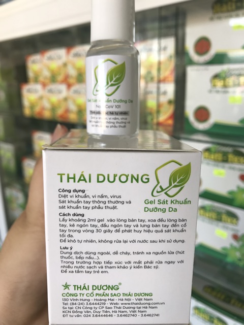 Gel rửa tay khô thái dương, sát khuẩn dưỡng da hàng chuẩn. | BigBuy360 - bigbuy360.vn