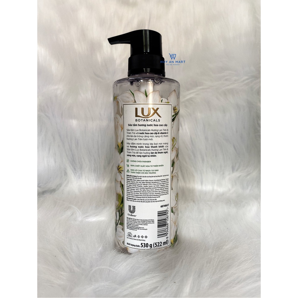 Sữa tắm Lux hương nước hoa BOTANICALS 530g hàng Việt Nam