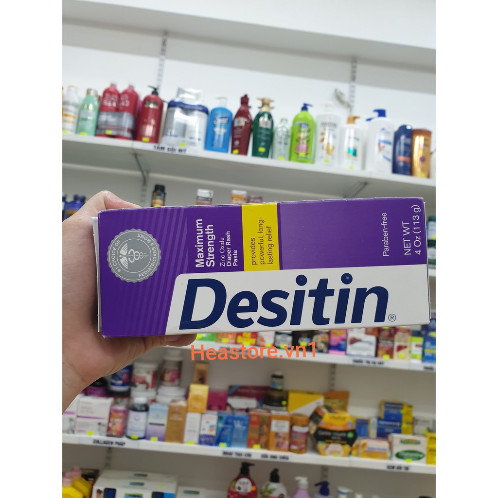 Kem Chống Hăm Desitin Tím Maximum Strength 113g Date 03/2021 (Hàng nội địa Mỹ)