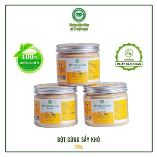 Bột Gừng Sấy Khô Trí Đức - 200gr ( hũ 500ml)