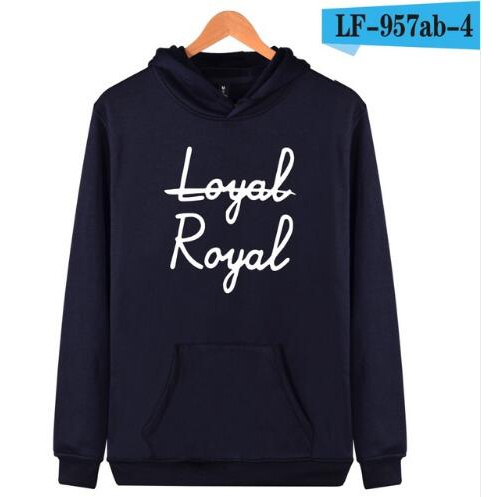 Áo Hoodie Cotton In Họa Tiết Loyal Royal Sáng Tạo Phong Cách Harajuku Thời Trang Mới Cho Nam