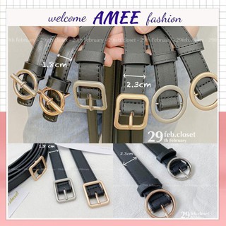 Thắt Lưng Nữ Da Mềm - Dây Nịt Nữ Phong Cách Hàn Quốc Amee - Phụ Kiện Thời Trang