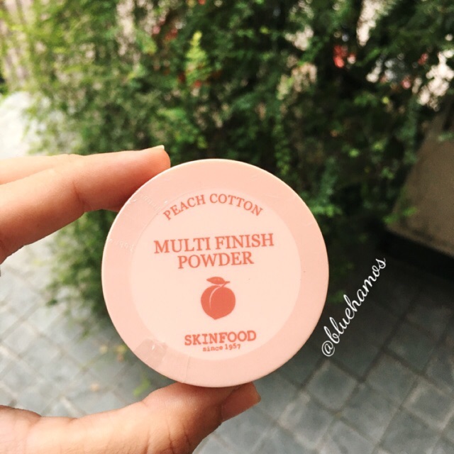 Phấn phủ Skinfood Peach cotton multi finish powder