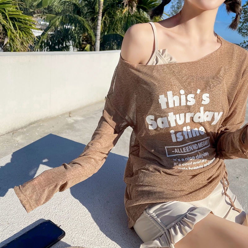 Bộ Đồ Bơi Ba Mảnh Phong Cách Hàn Quốc Cho Nữ Sinh