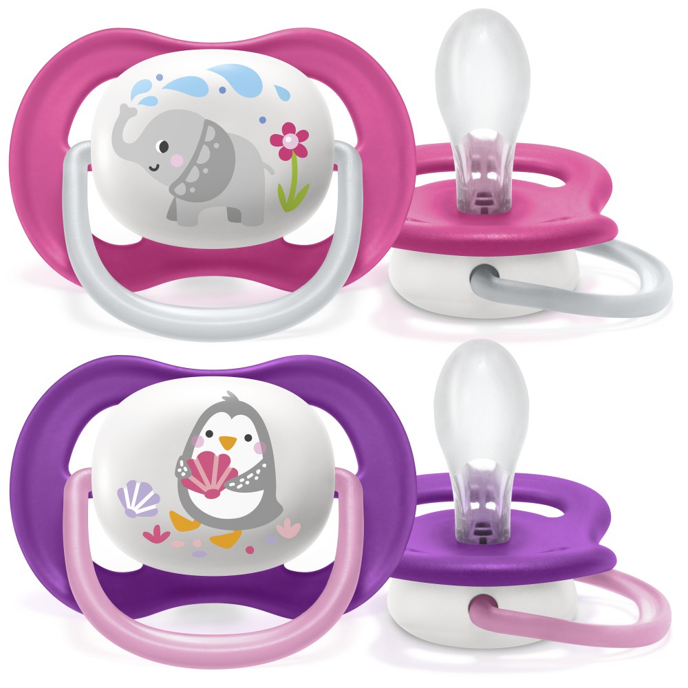 Ti giả avent ultra air animals ( cho bé 6-18 tháng )