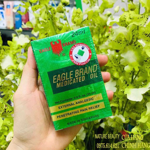 Dầu Gió Xanh 2 Nắp 24ml Hàng Mỹ