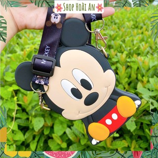 Túi Đeo Chéo Silicon Hình MicKey Hot 2020 Cho Bé