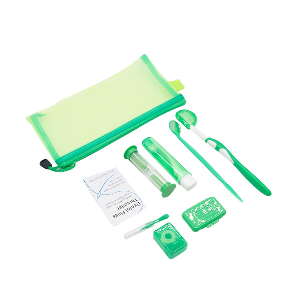 Set 8 Bàn Chải Đánh Răng Chỉnh Nha Chuyên Dụng