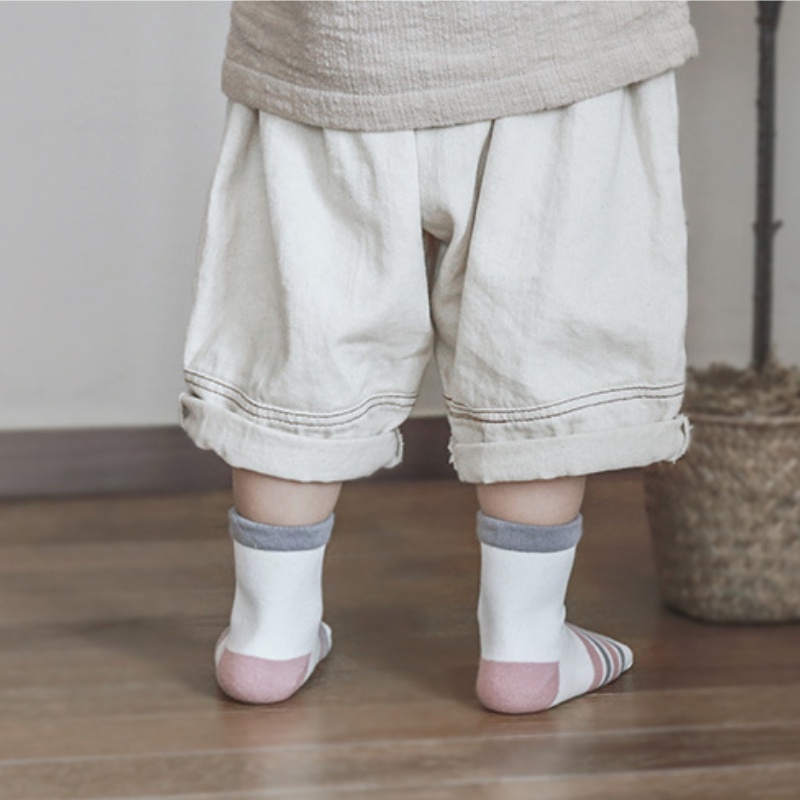 Bộ 5 đôi vớ KOKOROCARE YR-08-02 in hình hoạt hình size S/M/L/XL cho trẻ 0-8 tuổi