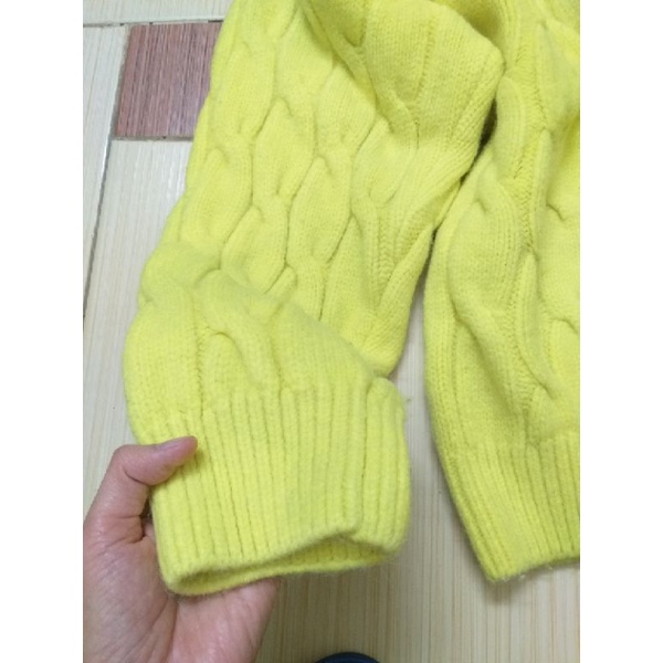 Áo len vặn thừng màu neon free size thanh lý