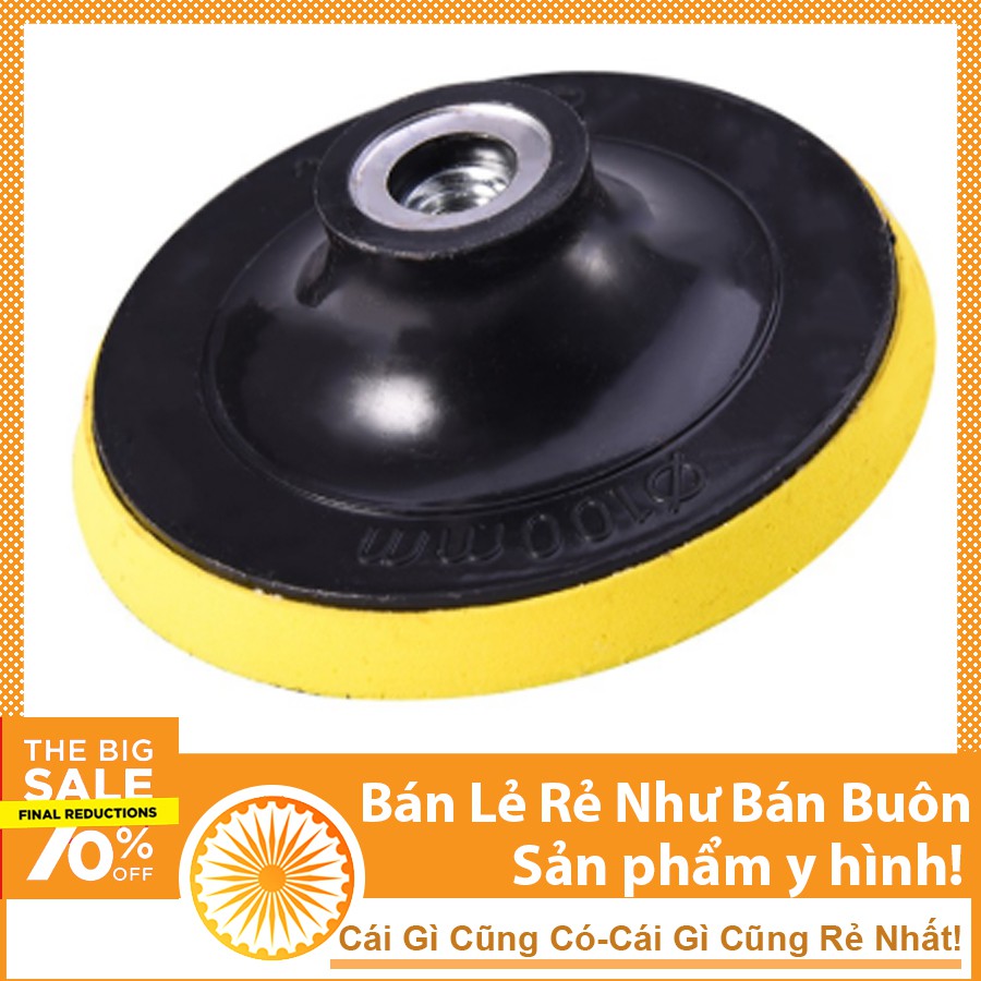 Đĩa Đánh Bóng Tự Dính 4 Inch Lỗ Đĩa 10mm