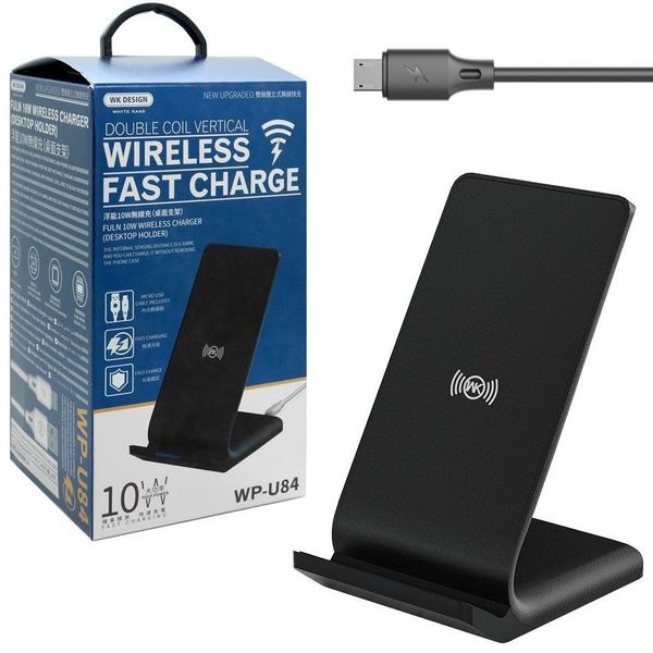 Đế Sạc Nhanh Không Dây Kiêm Giá Đỡ Điện Thoại Chính Hãng WK 10W WP-U84 - BẢO HÀNH ĐỔI MỚI